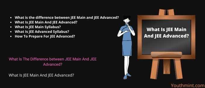 What Is JEE Main And JEE Advanced