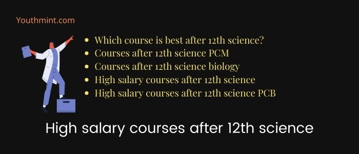 High salary courses after 12th science