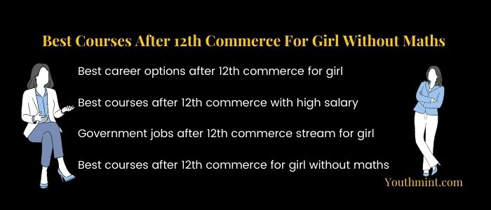 best courses after 12th commerce for girl without maths