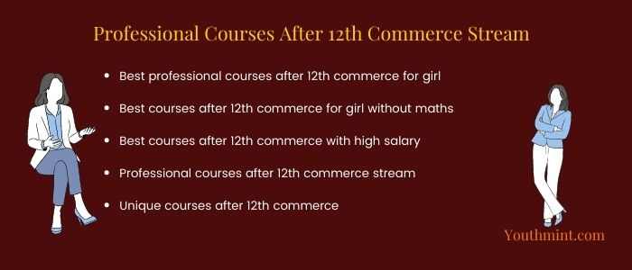 Professional courses after 12th commerce stream