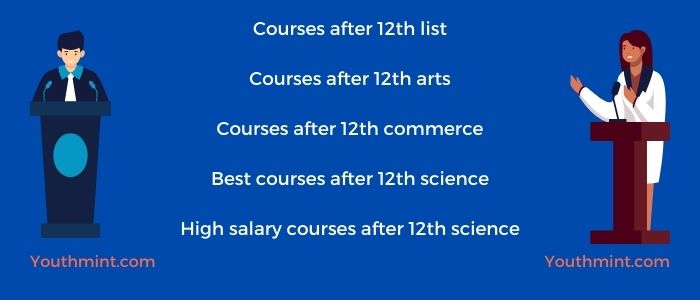 Courses after 12th science with PCB