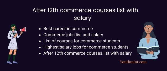 after 12th commerce courses list with salary