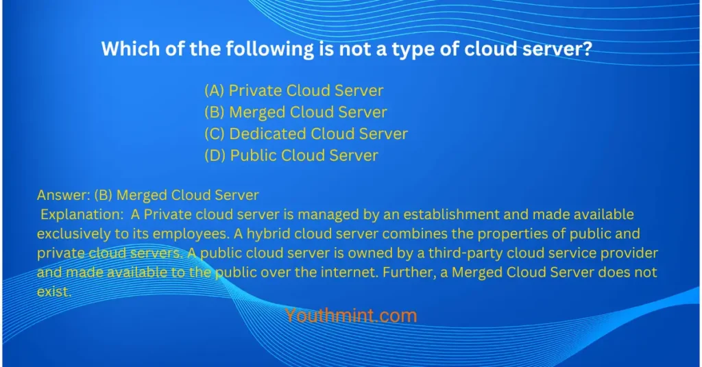 Which of the following is not a type of cloud server?